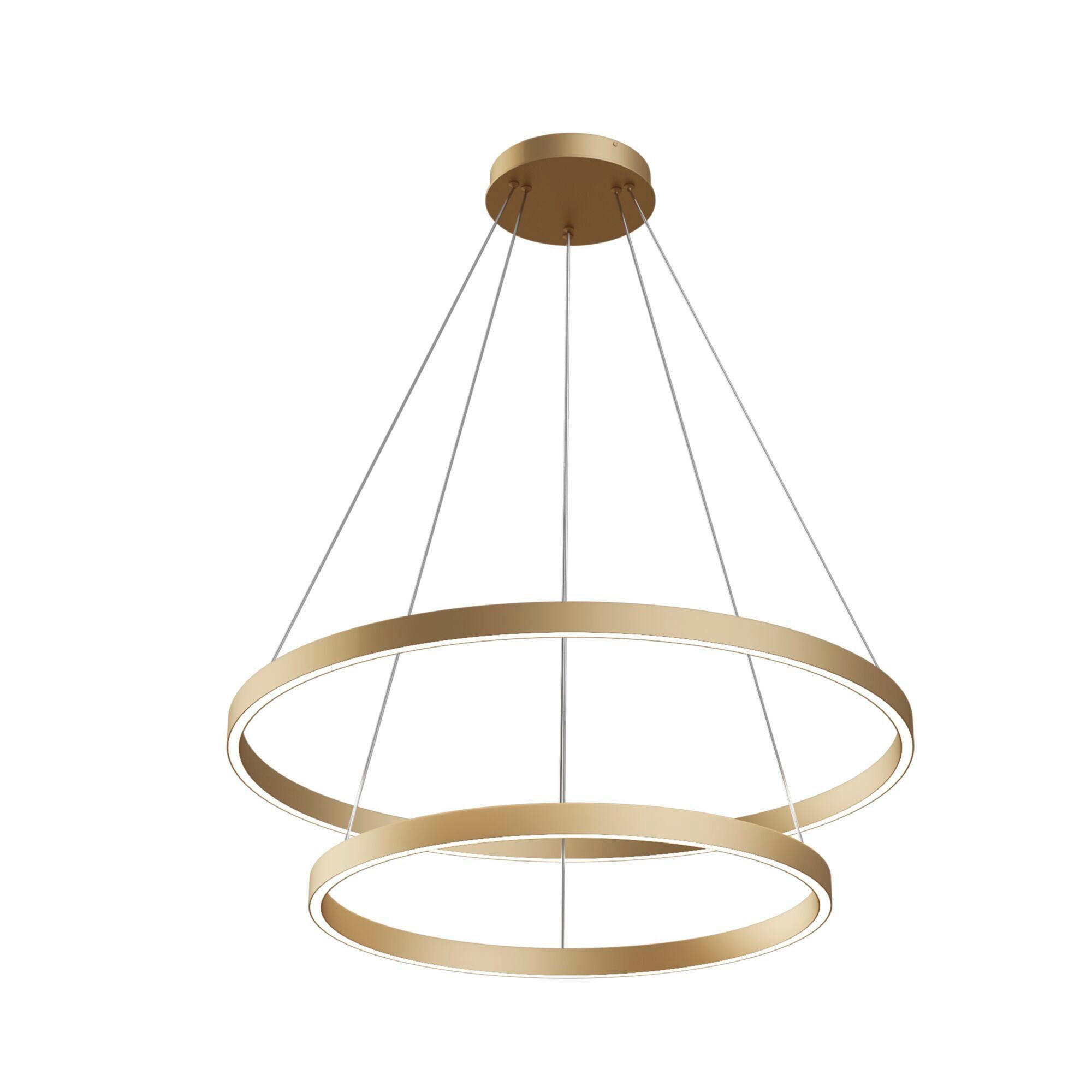 PENDELLEUCHTE 80/120 cm - Messingfarben, Trend, Metall (80/120cm) - MAYTONI