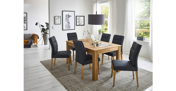 ESSTISCH Eichefarben rechteckig ausziehbar - Eichefarben, KONVENTIONELL, Holz (160-260/100/76cm) - Linea Natura
