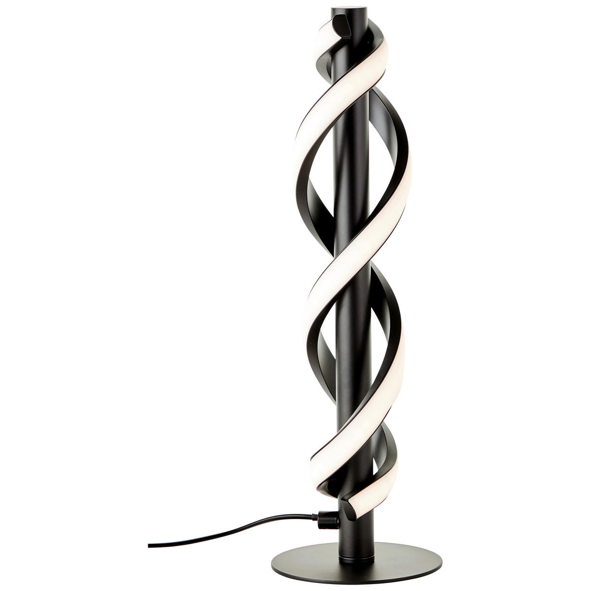 TISCHLEUCHTE 12/38,90 cm   - Schwarz, Design, Kunststoff/Metall (12/38,90cm) - Brilliant