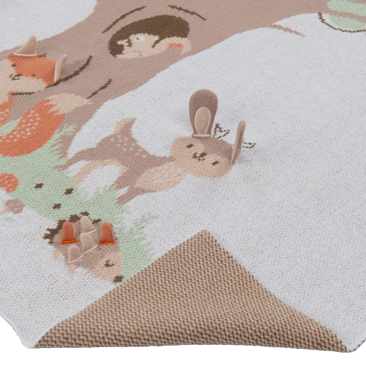 SCHMUSEDECKE   - Multicolor, Natur, Textil (80/100cm) - Patinio