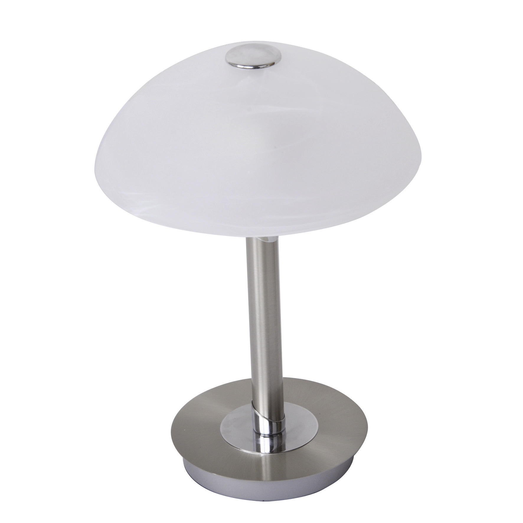 Thumbnail - Novel Tischleuchte, Chrom, Nickel, Metall, Glas, 37 cm, RoHS, Touch-Schalter (on/off), Lampen & Leuchten, Innenbeleuchtu...