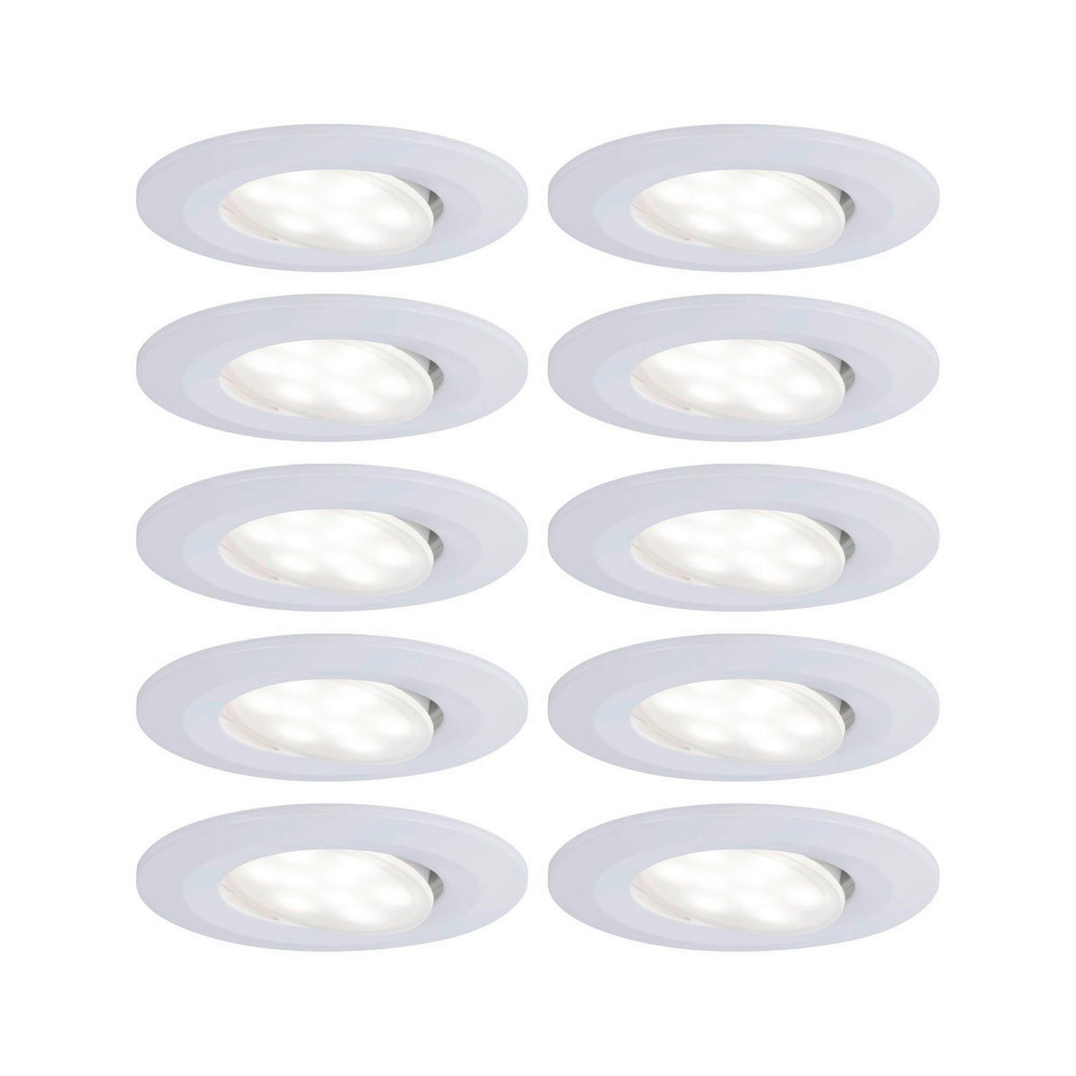 LED-DECKENLEUCHTE 9 cm  - Weiß, Basics, Kunststoff (9cm) - Paulmann