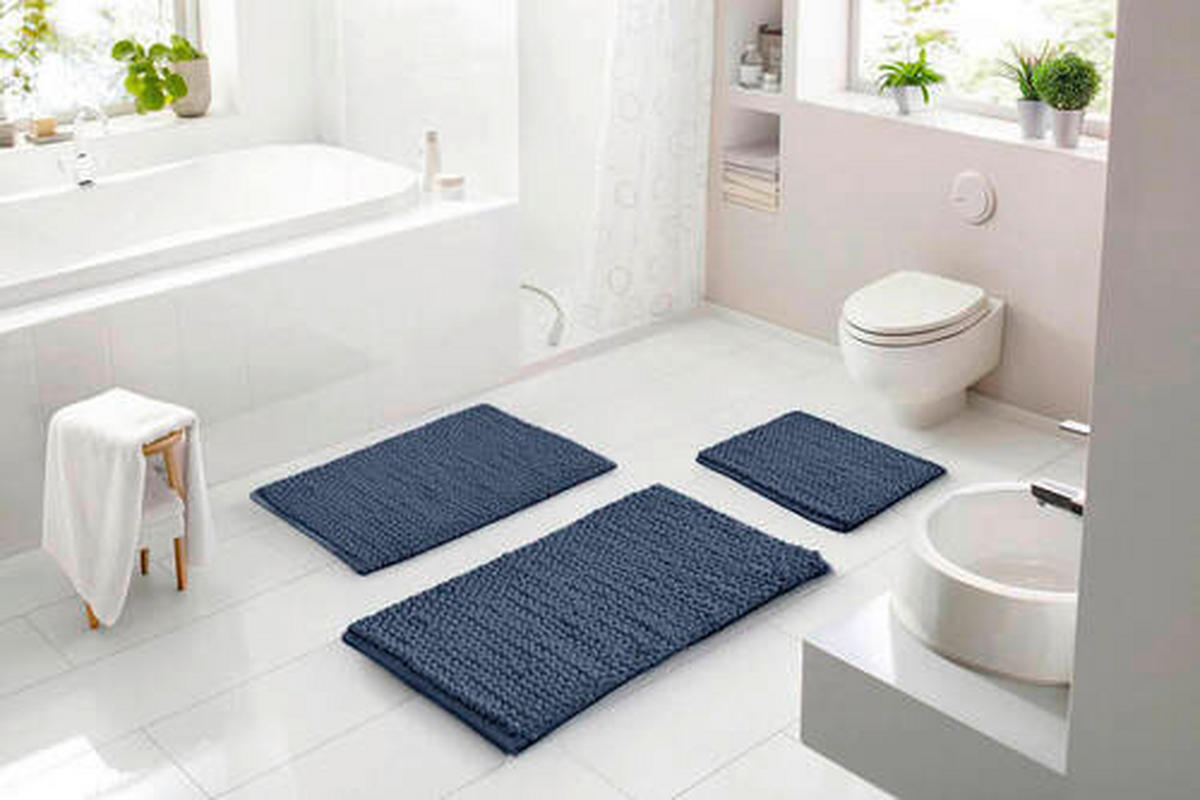 BIDET-VORLEGER Anthrazit 50/60 cm  - Anthrazit, Basics, Kunststoff/Textil (50/60cm) - Esposa