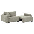 SCHLAFSOFA Flachgewebe Mintgrün  inkl. Zierkissen, Rückenkissen, Bettkasten, Schlaffunktion, Rücken echt, Liegefläche im Originalstoff  - Schwarz/Mintgrün, KONVENTIONELL, Kunststoff/Textil (250/74/92cm) - Carryhome