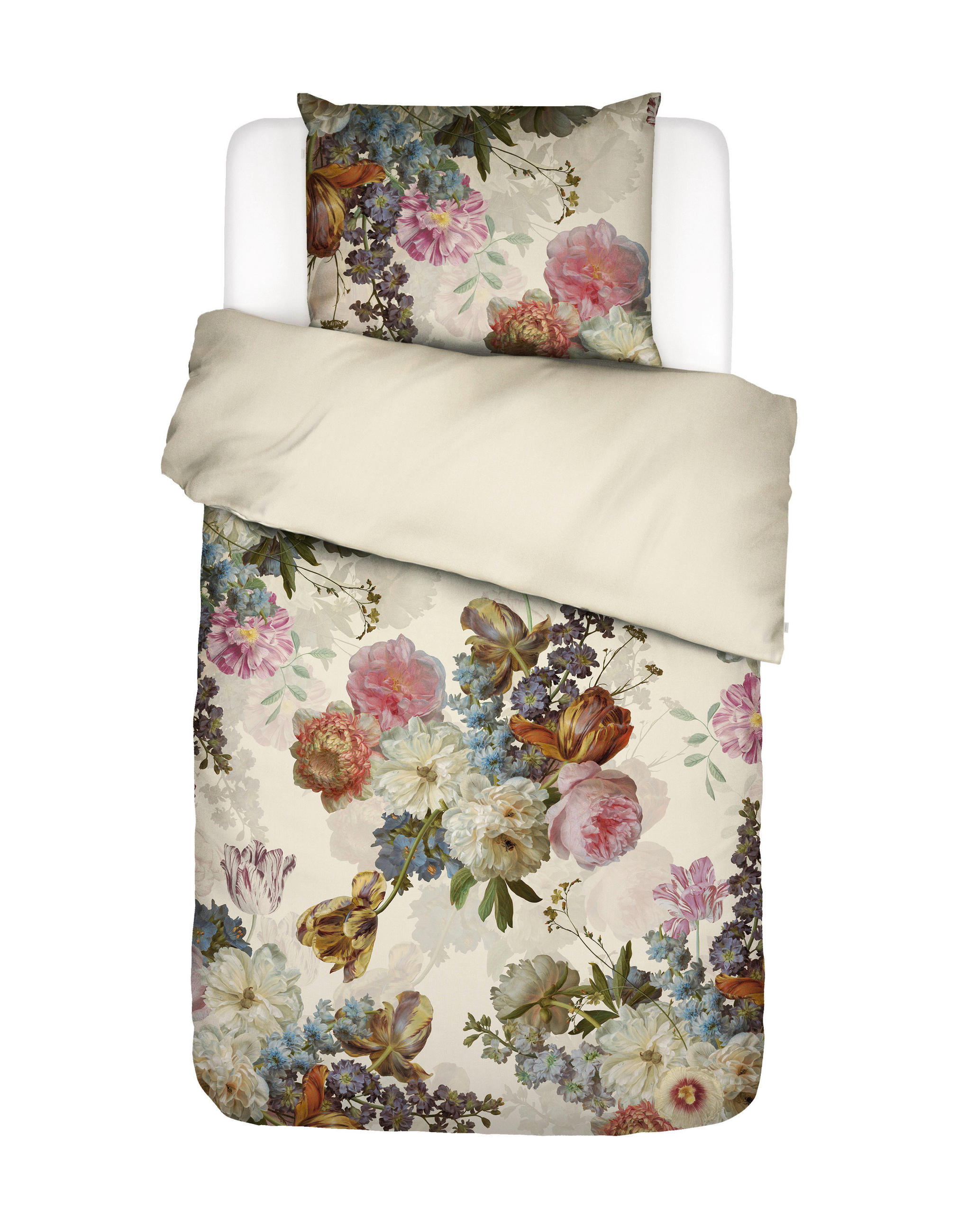 POVLAK NA PŘIKRÝVKU krémová 140/200 cm - krémová, Romantický / Rustikální, textil (140/200cm) - Essenza