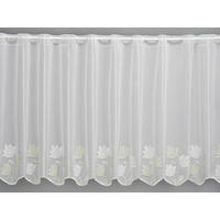 KRATKA ZAVESA           45 cm   zelena, bela  - zelena/bela, Basics, tekstil (45cm)