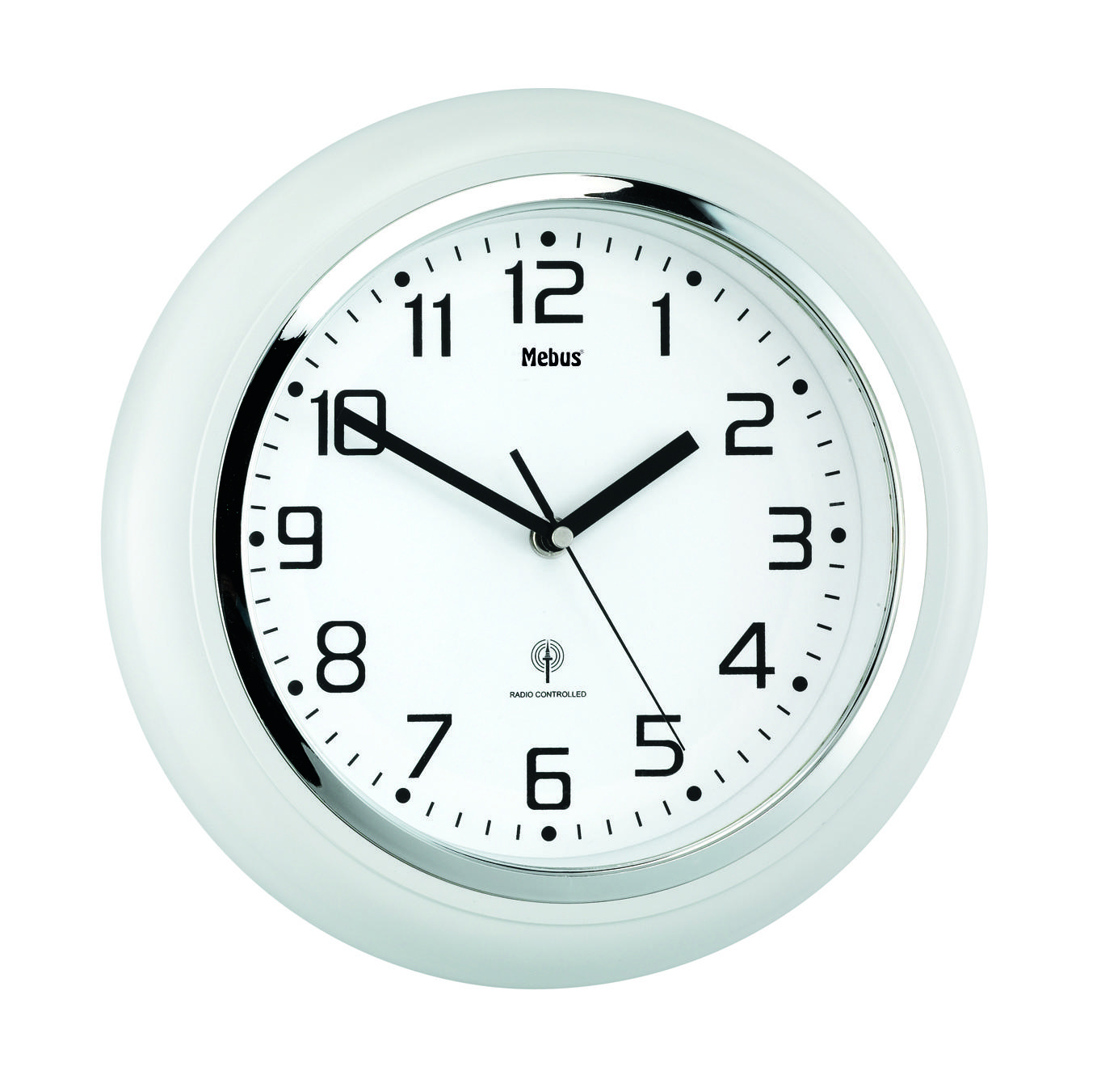 WANDUHR 29 cm   - Weiß, KONVENTIONELL, Kunststoff (29cm)