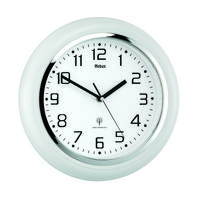 WANDUHR 29 cm   - Weiß, KONVENTIONELL, Kunststoff (29cm)