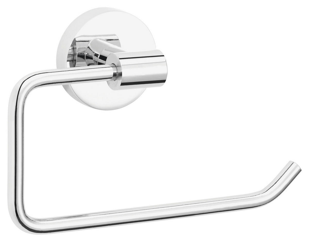 TOILETTENPAPIERHALTER - Chromfarben, Basics, Metall (14/11/5cm) - Tesa