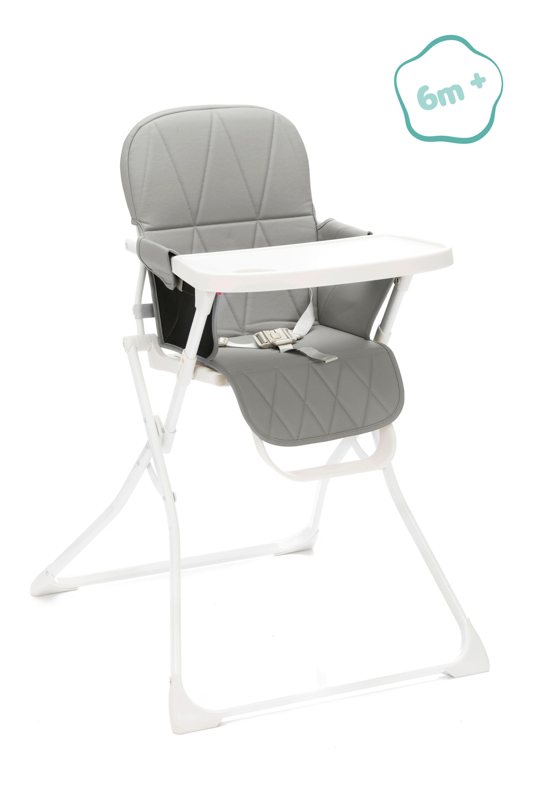 Thumbnail - Fillikid Hochstuhl Tom, Grau, Metall, Textil, 58x95x76 cm, Fußstütze verstellbar, Sitzfläche höhenverstellbar, zusammenk...