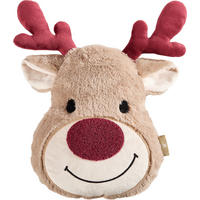 ZIERKISSEN  42/25 cm   - Beige/Braun, KONVENTIONELL, Textil (42/25cm) - X-Mas