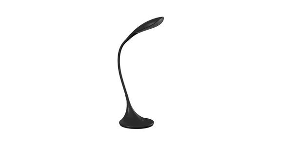 SCHREIBTISCHLEUCHTE Propus 22/17/37,5 cm  - Schwarz, Basics, Kunststoff (22/17/37,5cm) - Novel