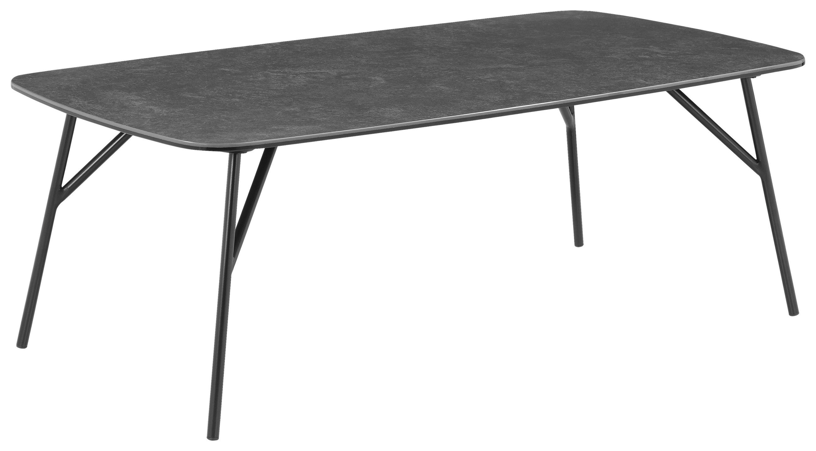 E-shop Xora KONFERENČNÝ STOLÍK, sivá, čierna, kov, sklo, keramika, 110/60/40 cm