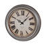 WANDUHR Silberfarben 47 cm - Silberfarben, Basics, Holz/Metall (47cm) - Ambia Home