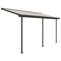 TERRASSENÜBERDACHUNG 447/257/230 cm   - Grau, Basics, Metall (447/257/230cm)