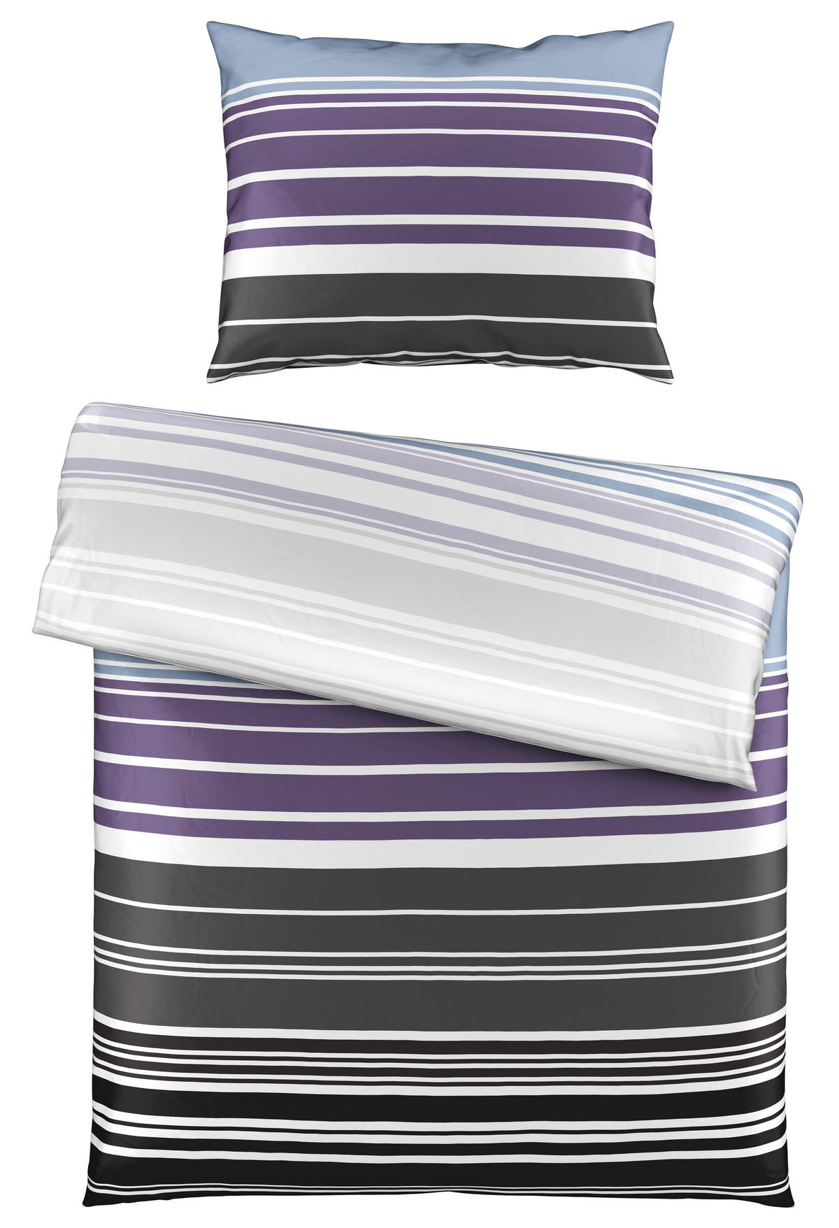 POSTEĽNÁ BIELIZEŇ, satén, lila, 140/200 cm - lila, Konventionell (140/200cm) - Esposa