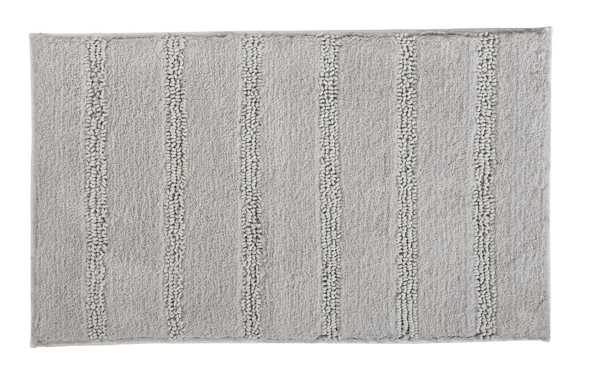 KOBEREC DO KOUPELNY, 60/100/2.5 cm - modrá, Basics, textil/plast (60/100/2.5cm) - Kleine Wolke