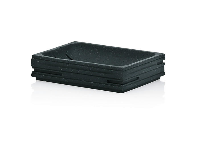 SEIFENSCHALE Kunststoff  - Schwarz, Basics, Kunststoff (11,5/8,5/3cm) - Kela