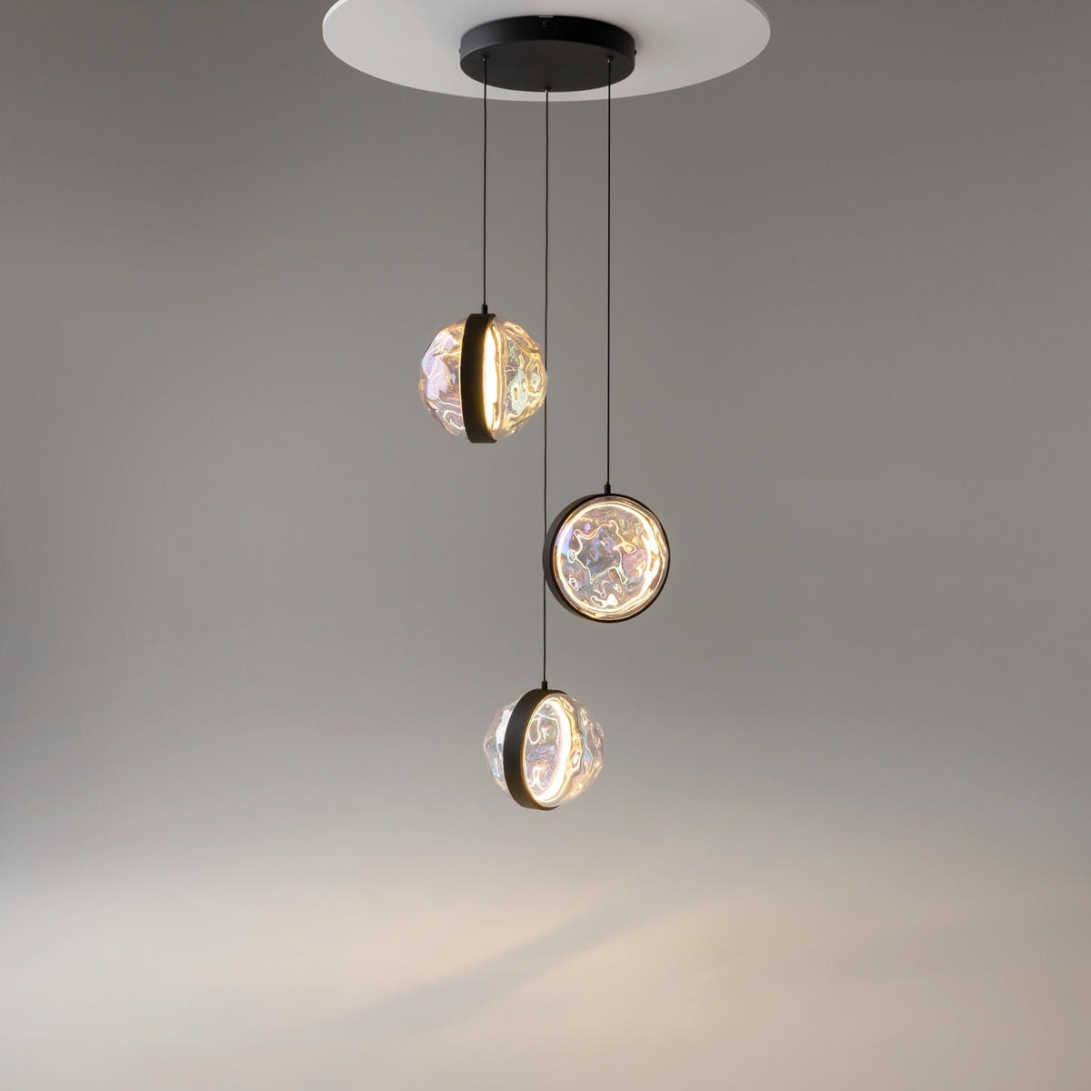 PENDELLEUCHTE 38/320 cm    - Schwarz, Design, Metall (38/320cm) - MAYTONI