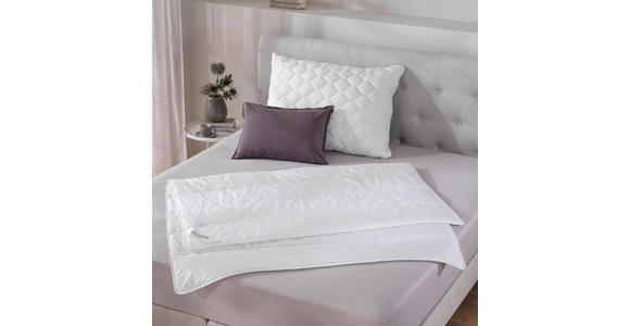 SOMMERDECKE 200/200 cm Katharina - Weiß, Basics, Textil (200/200cm) - Sleeptex