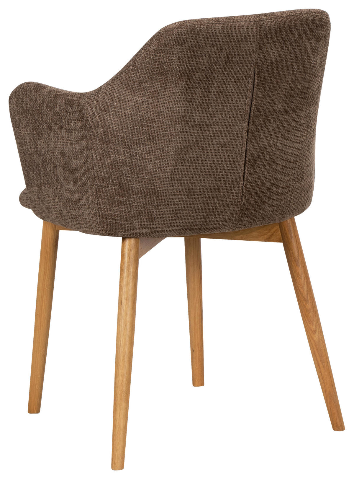 ARMLEHNSTUHL in Holz, Textil Naturfarben, Hellbraun  - Hellbraun/Naturfarben, MODERN, Holz/Textil (55/82/57cm) - Livetastic