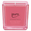 DIŠEČA SVEČA - roza/pink, Basics, steklo (6,9/6,9/6,9cm) - Ipuro