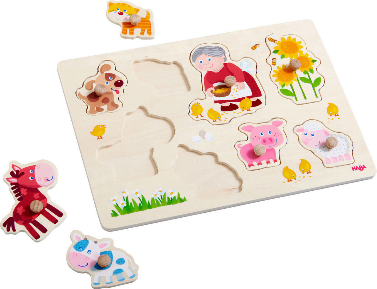 PUZZLE - Multicolor, Basics, Holz/Metall (30/21cm) - Haba