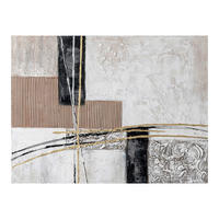 ULJENA SLIKA  120/90 cm       - smeđa, Design, drvo/tekstil (120/90cm) - Monee
