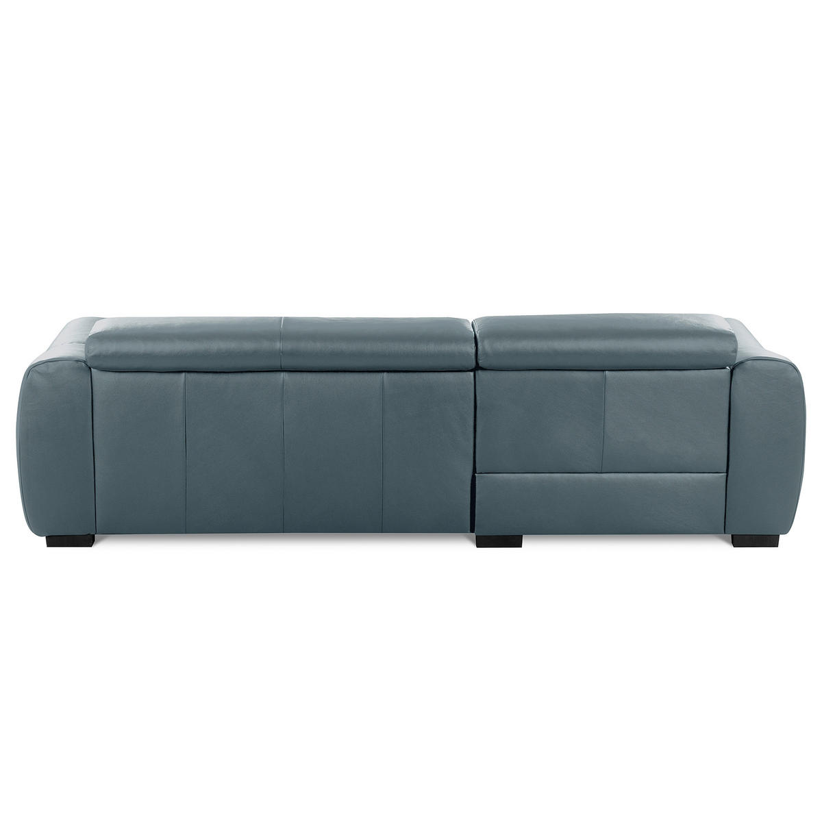 ECKSOFA  Echtleder Dunkelblau  - Schwarz/Dunkelblau, Design, Leder/Kunststoff (177/274cm) - Livetastic
