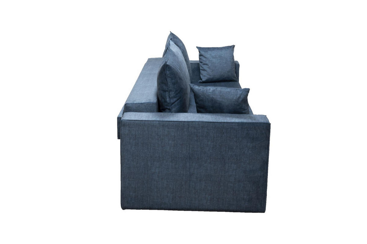 CANAPEA EXTENSIBILA textil albastru  - albastru, Basics, textil (230/65/100cm) - Carryhome
