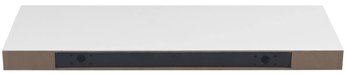 FALIPOLC 60/3,8/23,5 cm fehér  - fehér, Basics, faalapú anyag/fém (60/3,8/23,5cm) - Boxxx
