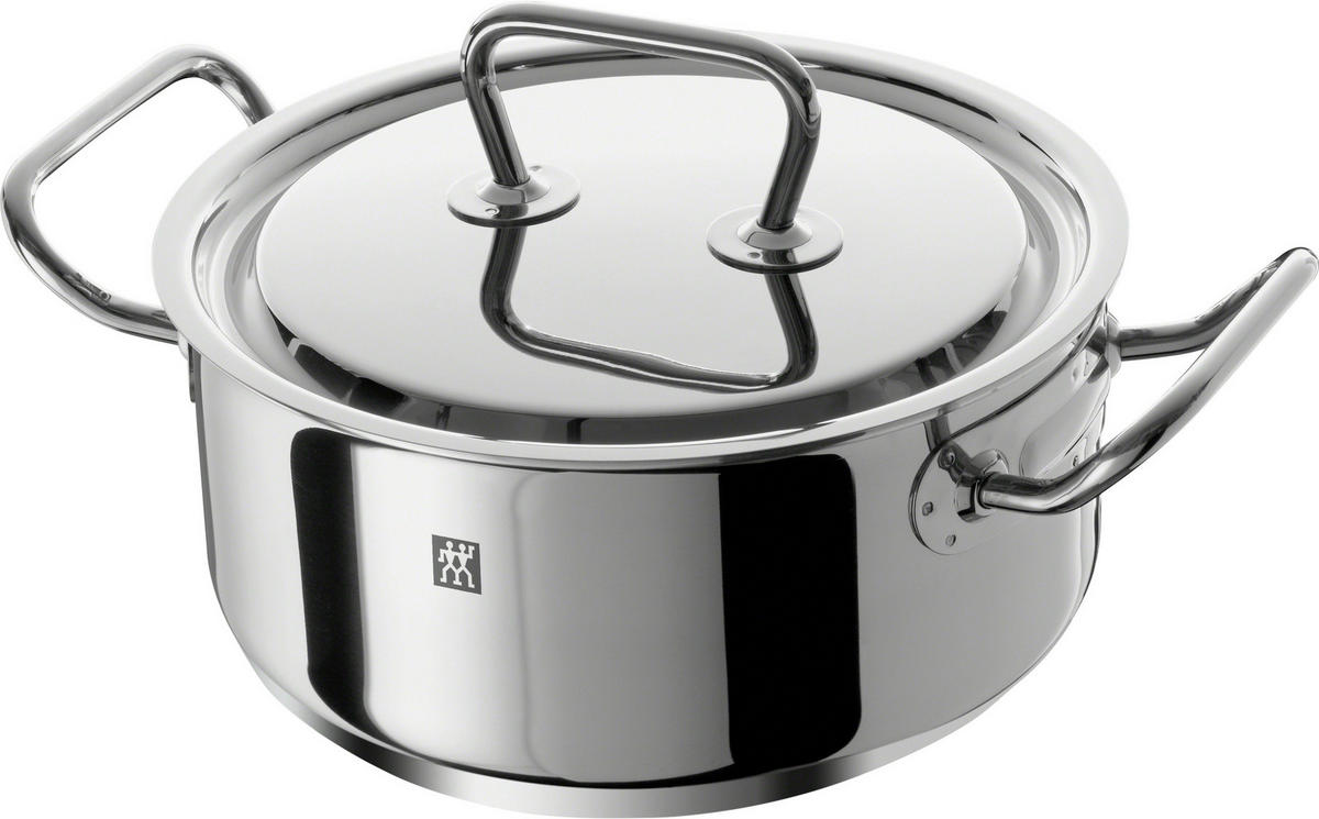 BRATENTOPF 3,0 L  - Silberfarben, Basics, Metall (20cm) - Zwilling
