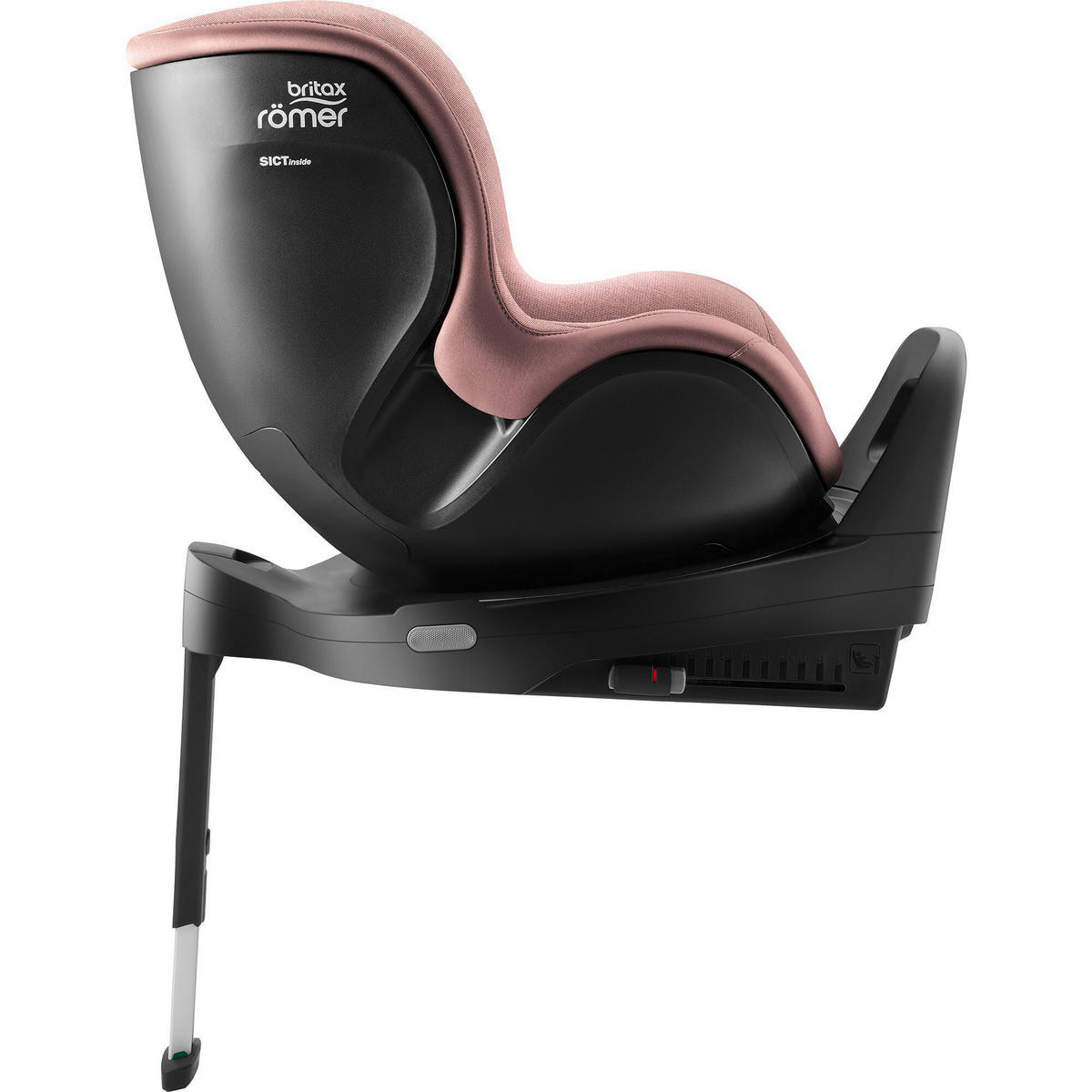 REBOARDER-KINDERSITZ DUALFIX PRO  - Altrosa, Basics, Kunststoff/Textil (44/48/74cm) - Britax Römer