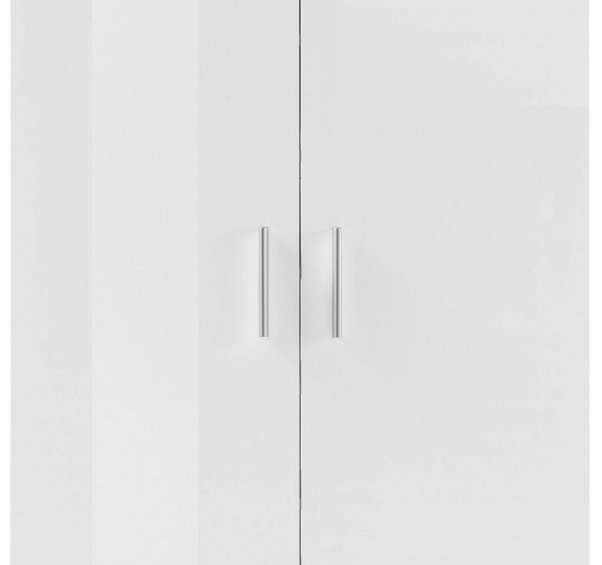 CIPŐSSZEKRÉNY - ezüst/fehér, Design, műanyag/faalapú anyag (80/190/35cm) - MID.YOU