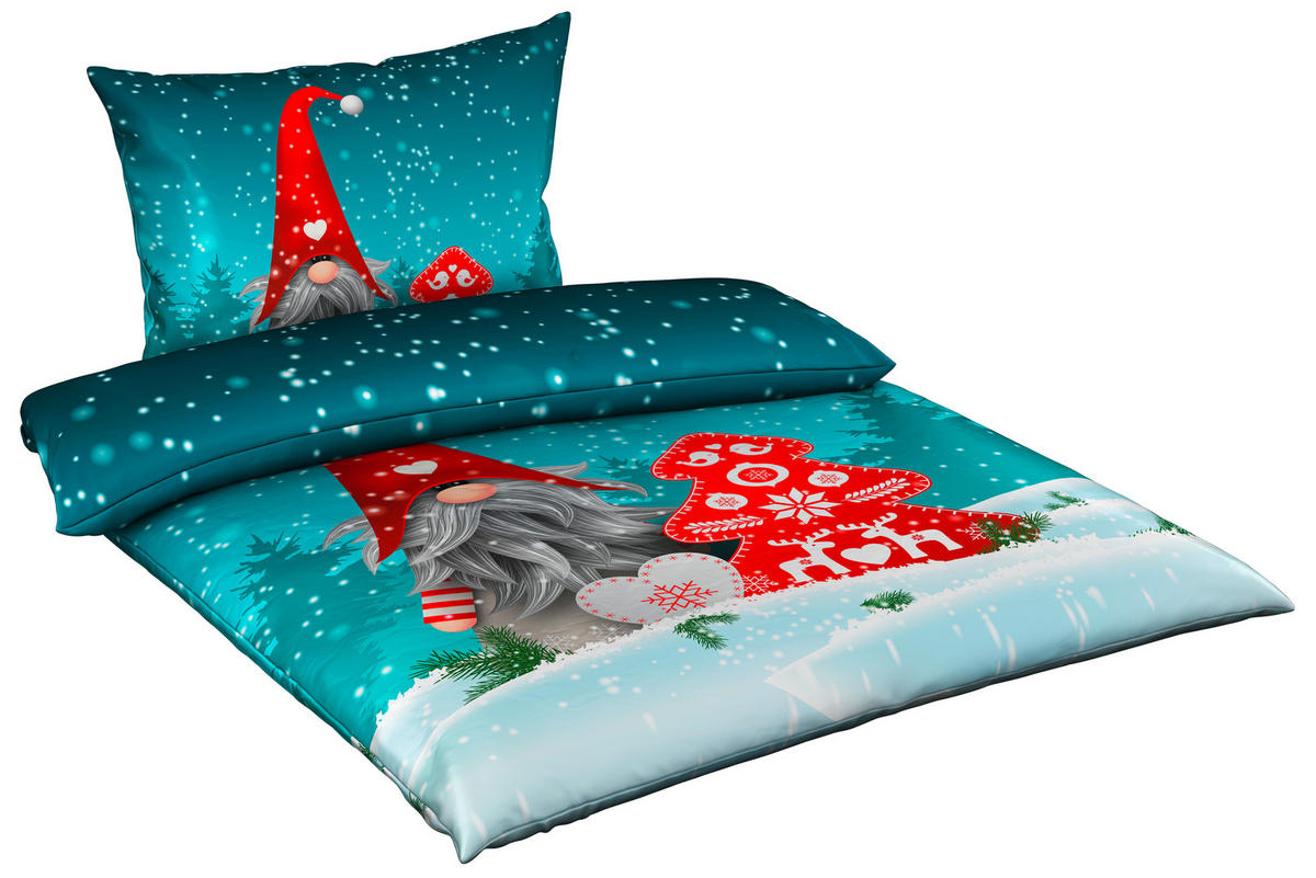 POSTELJINA ELF  - boje petroleja, Design, tekstil (140/200cm) - Novel