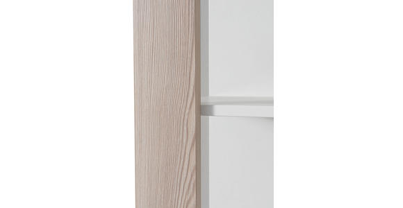 MIDISCHRANK 40/120/30 cm  - Eschefarben/Weiß, KONVENTIONELL, Glas/Holzwerkstoff (40/120/30cm) - Voleo