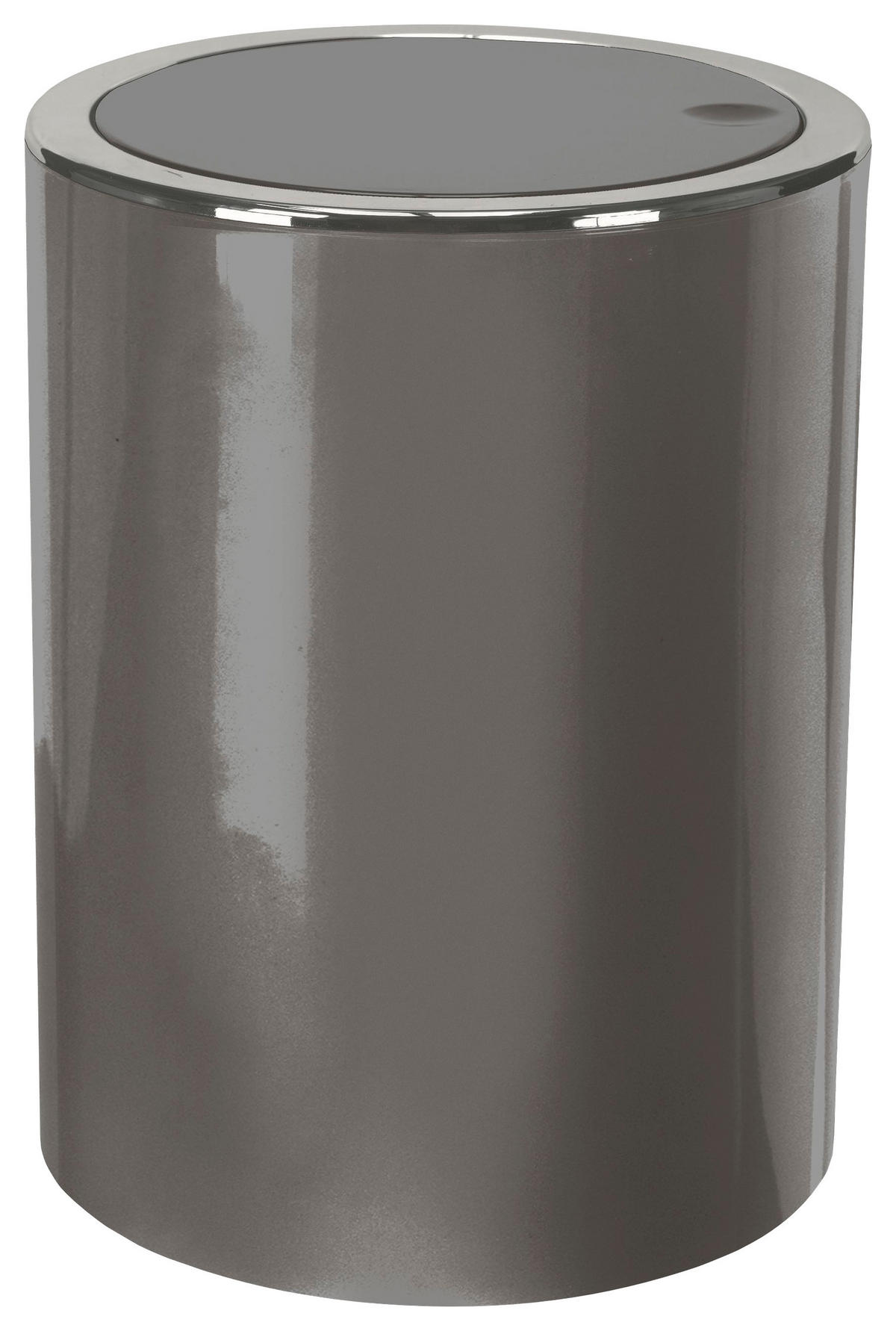 KOŠ NA KOSMETICKÉ POTŘEBY, 5 l - platinová, Basics, plast (19/24,5cm) - Kleine Wolke