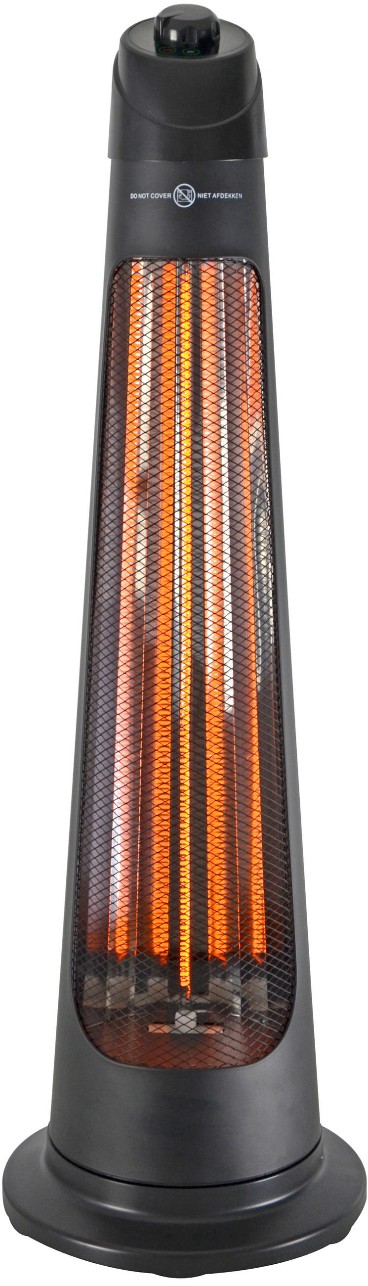 INFRAROTSTRAHLER - Schwarz, Basics, Metall (27/86,5cm)