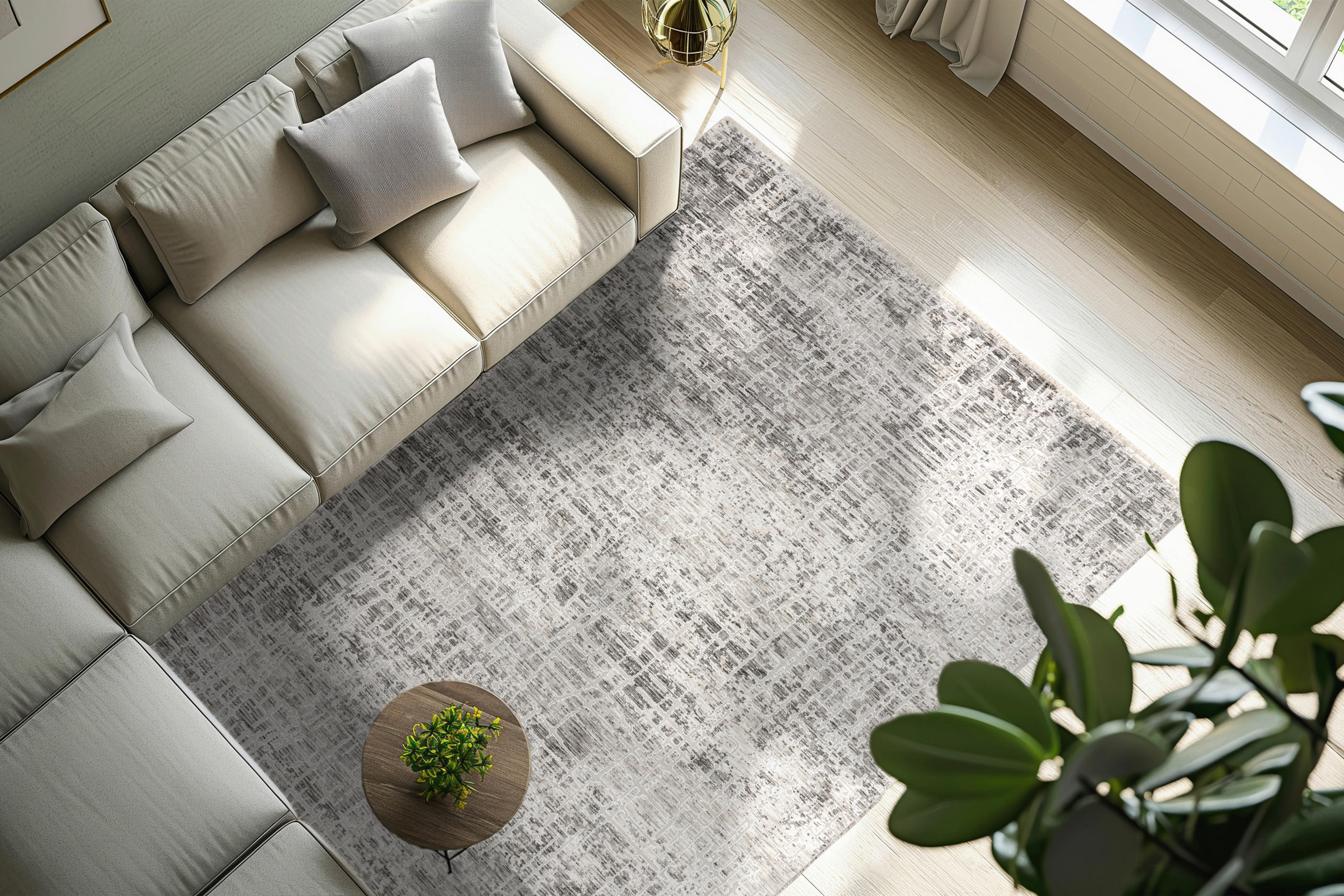 LÄUFER 80/300 cm My Bella  - Grau, Design, Textil (80/300cm) - Obsession