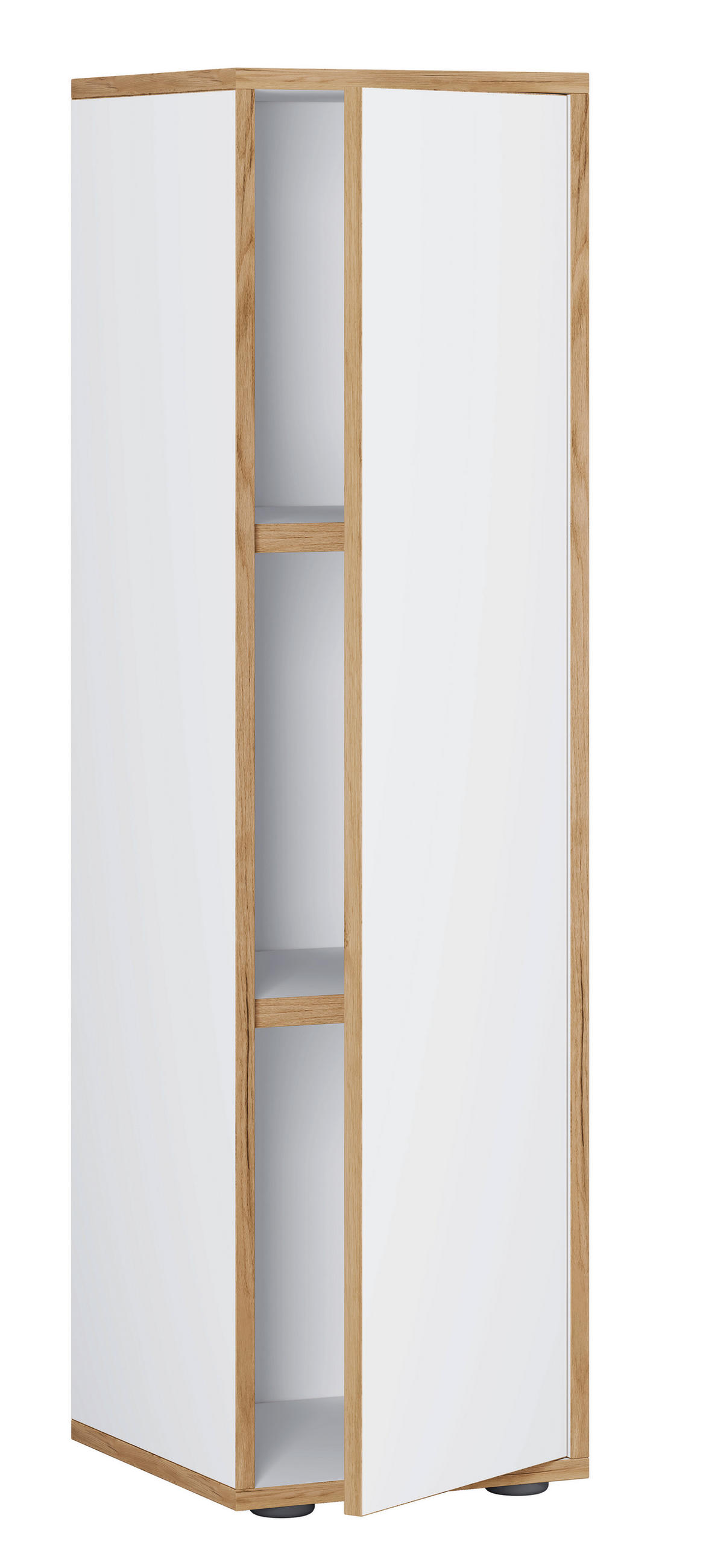 SCHUHSCHRANK  in  - Honigeiche/Anthrazit, Design, Holzwerkstoff/Kunststoff (60/110/33cm) - MID.YOU