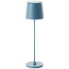 AKKU-TISCHLEUCHTE Kaami 10/37 cm   - Hellblau, Basics, Kunststoff/Metall (10/37cm) - Brilliant