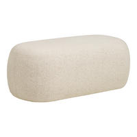 POLSTERBANK - Creme, Design, Textil (100/38/50cm) - MID.YOU