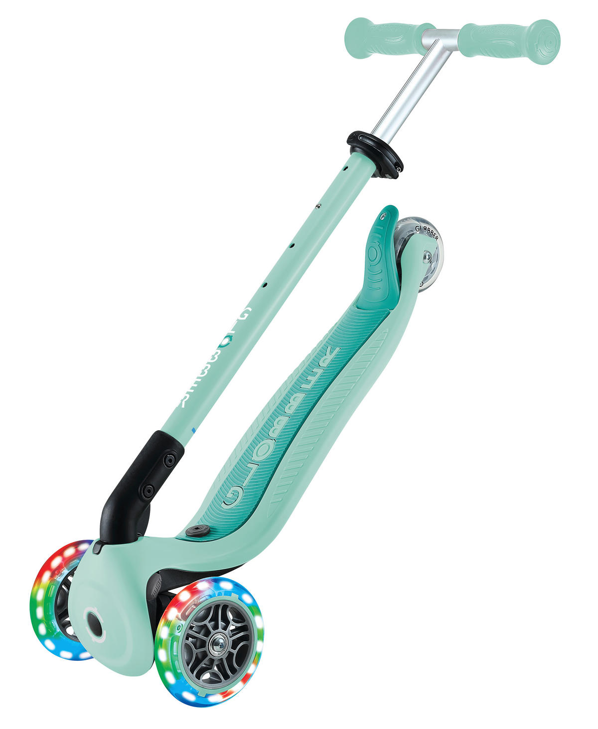 LAUFRAD GO-UP ACTIVE LIGHTS 3IN1  - Mintgrün, Basics, Kunststoff/Metall (67/28/95.5cm) - GLOBBER