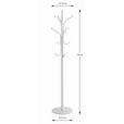 KLEIDERSTÄNDER in Weiß 40/177/40 cm   - Weiß, Design, Stein/Metall (40/177/40cm) - Carryhome