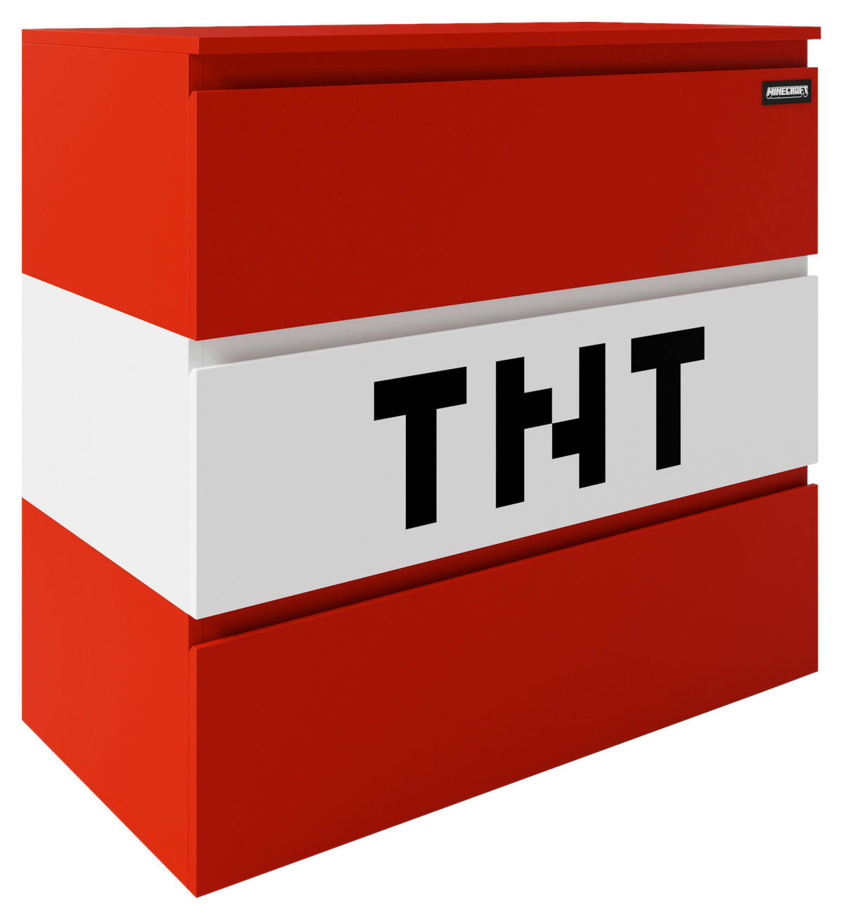 KOMMODE  in 80/76/41 cm  - Rot, MODERN, Holzwerkstoff (80/76/41cm) - Minecraft