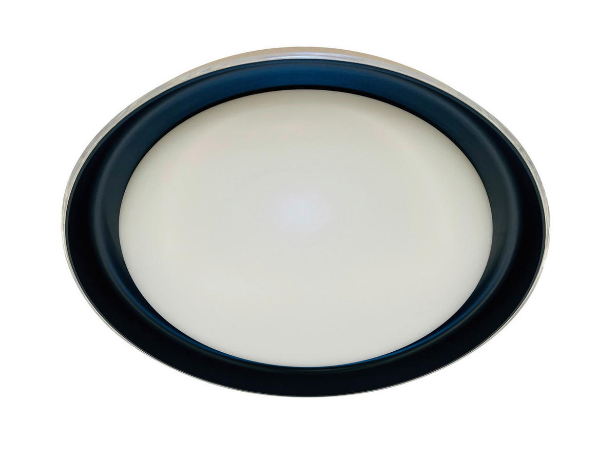 STROPNA LED-SVETILKA  Kora /2600 lm/4000 K// - temno siva/bela, Basics, kovina/umetna masa (43/8,5cm)