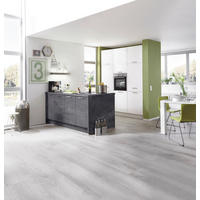 EINBAUKÜCHE 615  - Schwarz/Weiß, Design, Holzwerkstoff - Celina