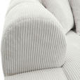 ECKSOFA Naturfarben Cord Zierkissen, Rücken echt  - Schwarz/Naturfarben, KONVENTIONELL, Kunststoff/Textil (162/313cm) - Carryhome