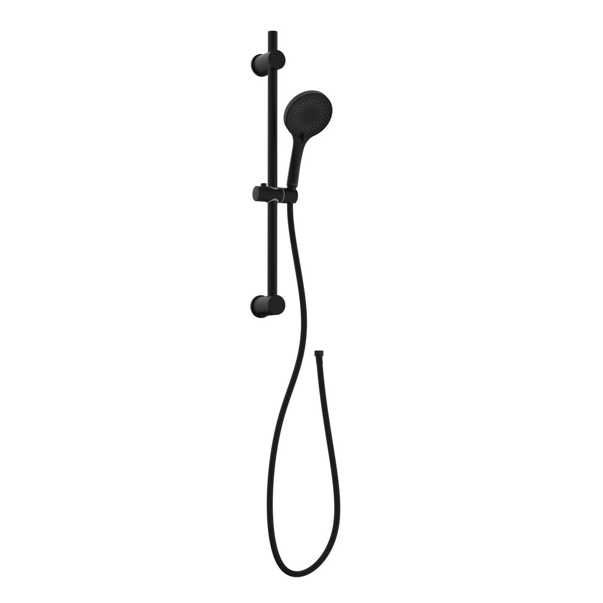 BRAUSESET - Schwarz, Basics, Kunststoff/Metall (11,2/70/13cm) - Schütte