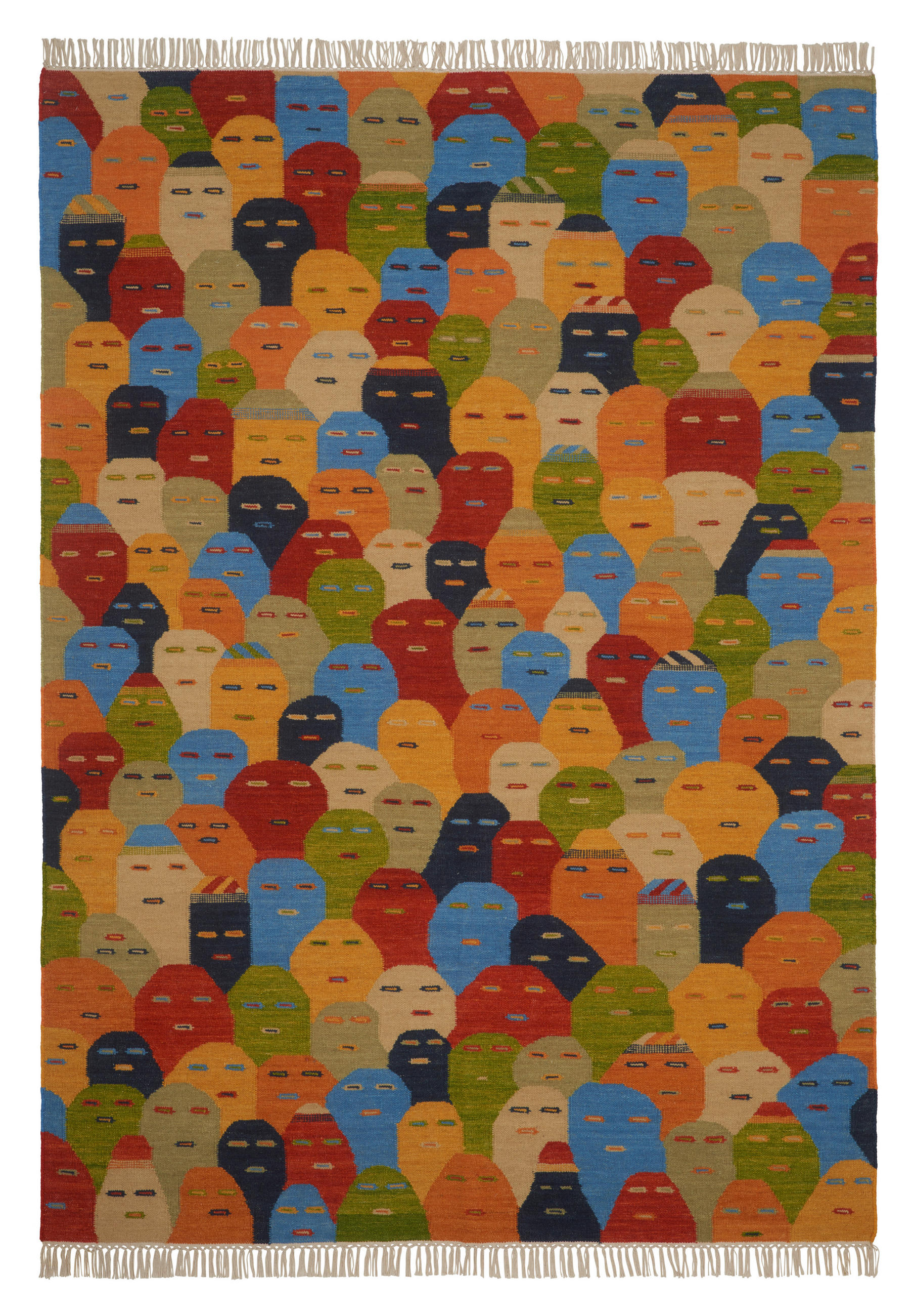 ORIENTTEPPICH 70/140 cm Happy Faces Multicolor  - Multicolor, LIFESTYLE, Textil (70/140cm) - Cazaris